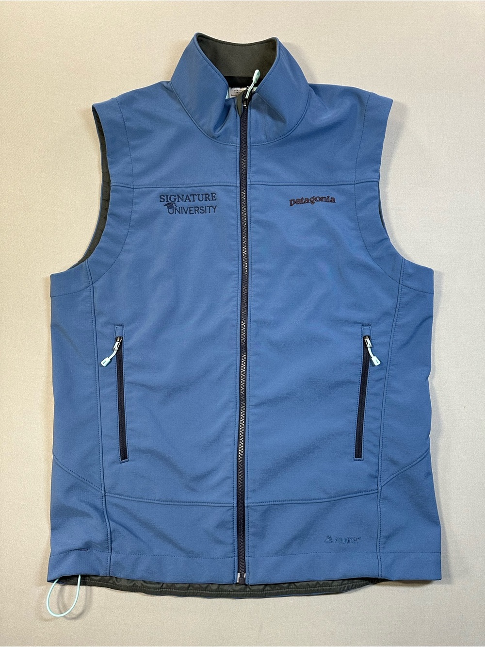 Patagonia Adze Vest, Zip Up, CORP BRANDED, Blue - Mens Medium